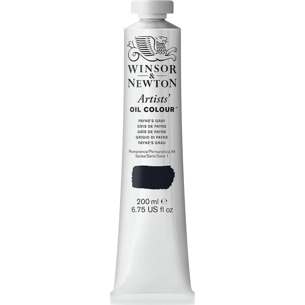 image:imageWinsor amp Newton Artists Oil Paint 37ml Tube Burnt SiennaPaynes Gray