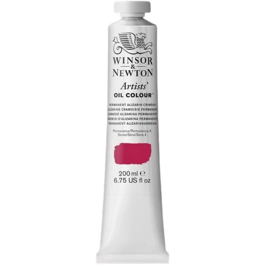 image:imageWinsor amp Newton Artists Oil Paint 37ml Tube Burnt SiennaPermanent Alizarin Crimson
