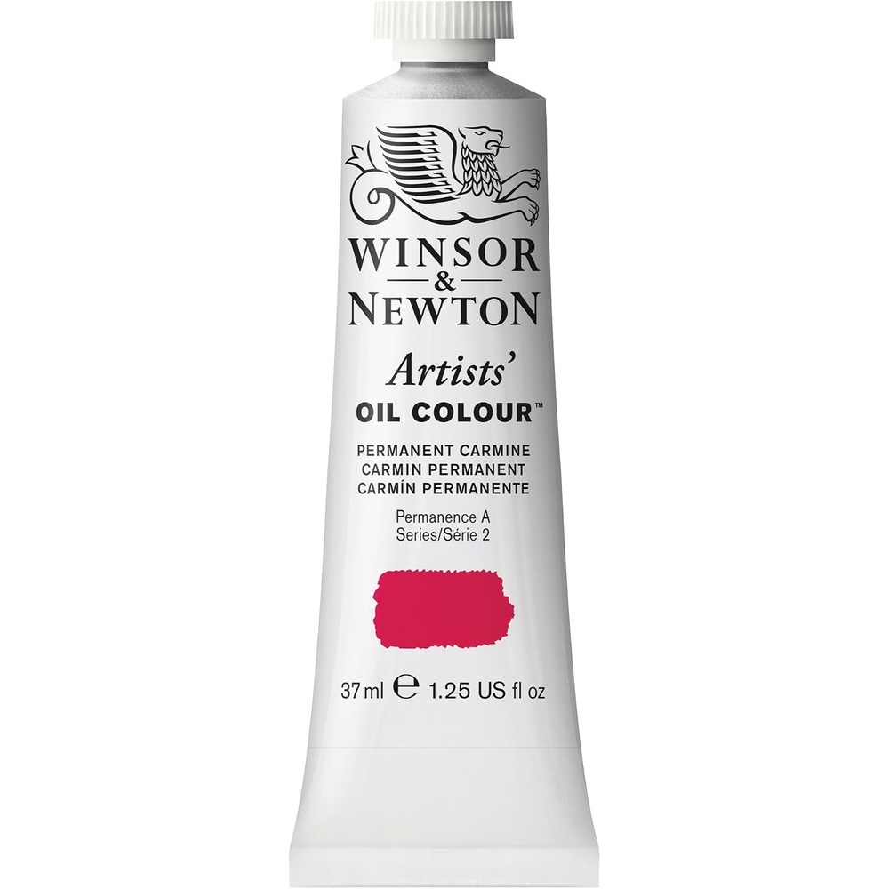 image:imageWinsor amp Newton Artists Oil Paint 37ml Tube Burnt SiennaPermanent Carmine