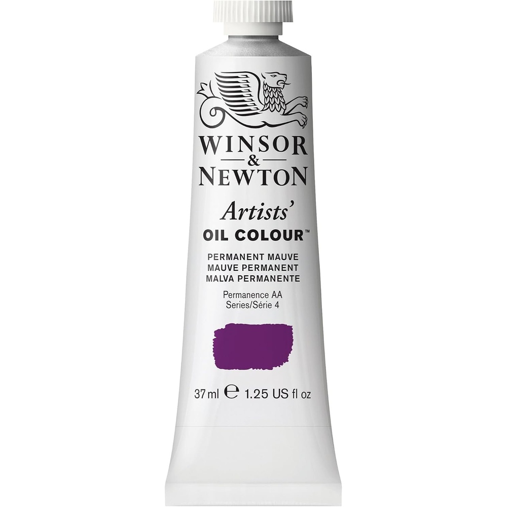 image:imageWinsor amp Newton Artists Oil Paint 37ml Tube Burnt SiennaPermanent Mauve