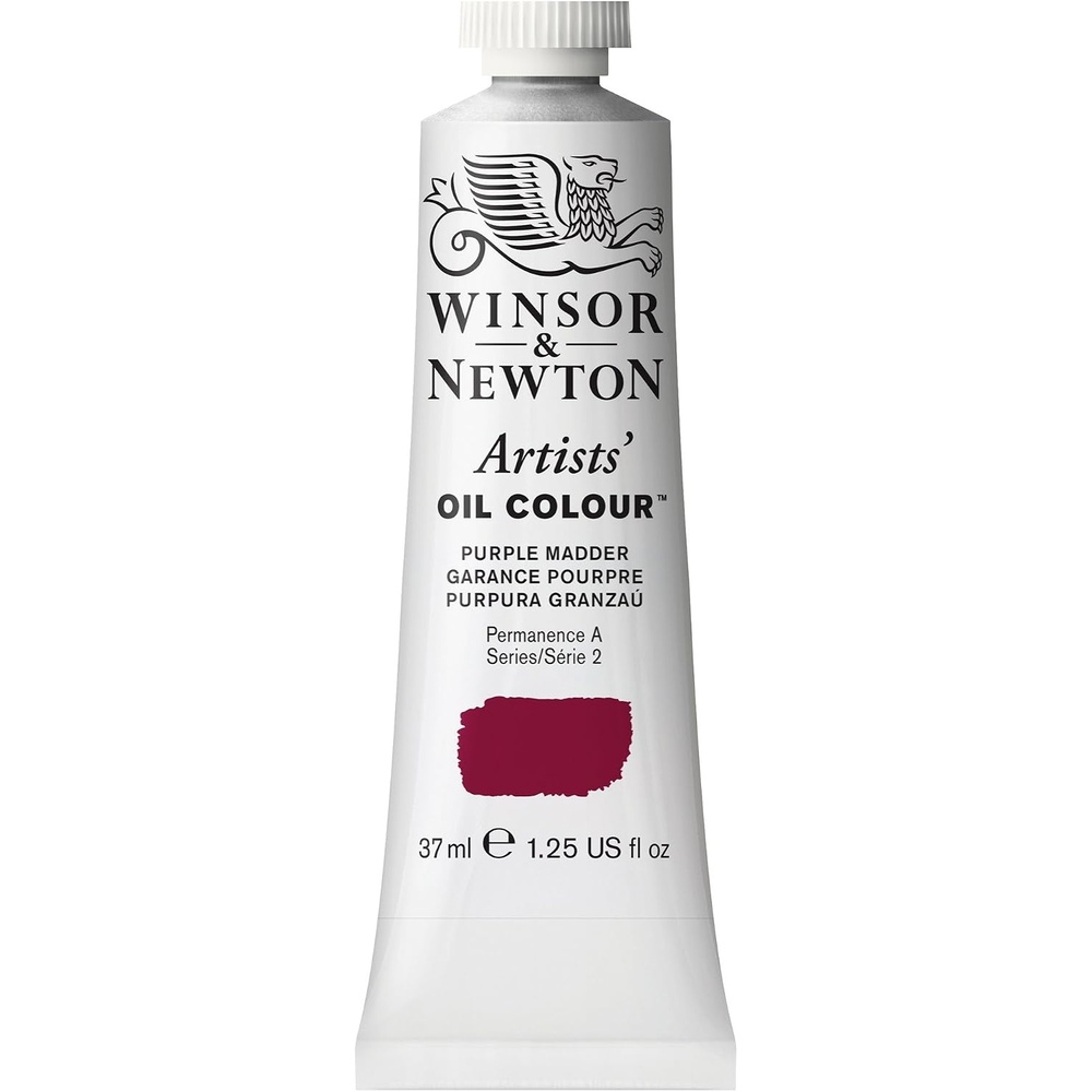 image:imageWinsor amp Newton Artists Oil Paint 37ml Tube Burnt SiennaPurple Madder