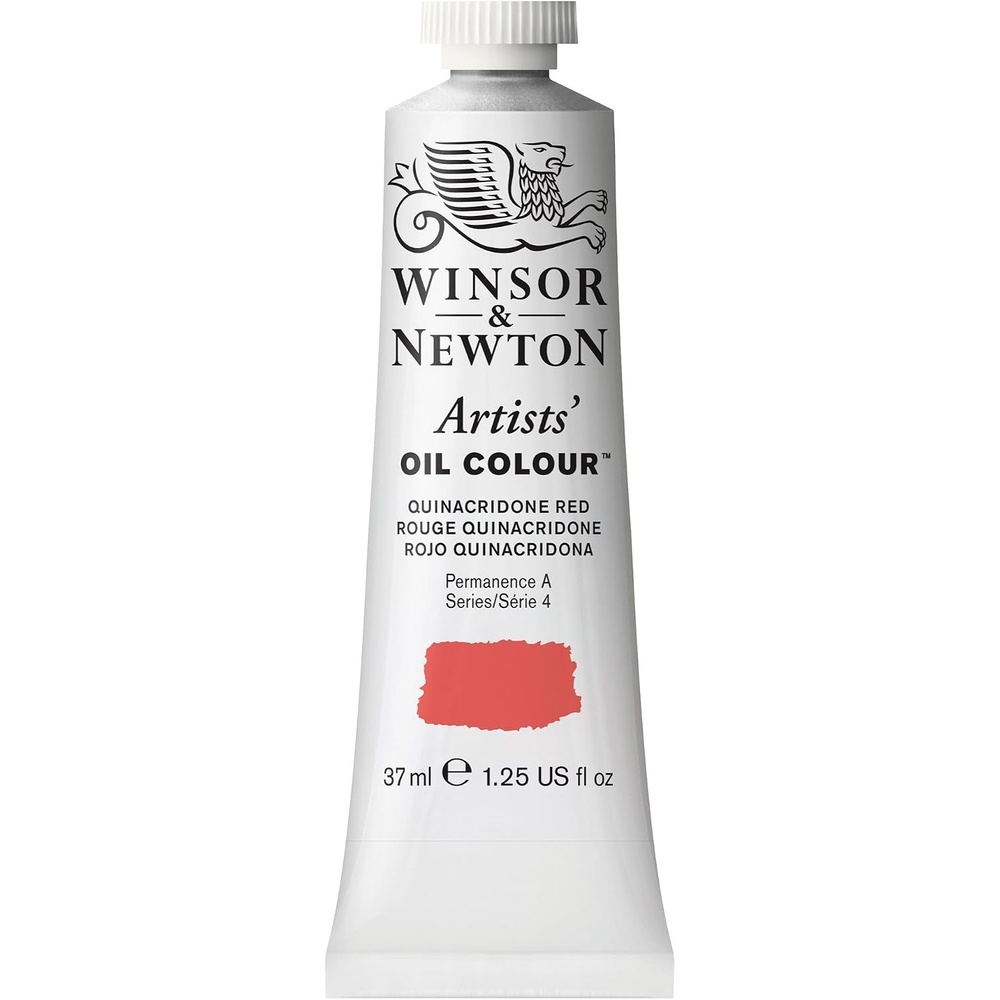 image:imageWinsor amp Newton Artists Oil Paint 37ml Tube Burnt SiennaQuinacridone Red
