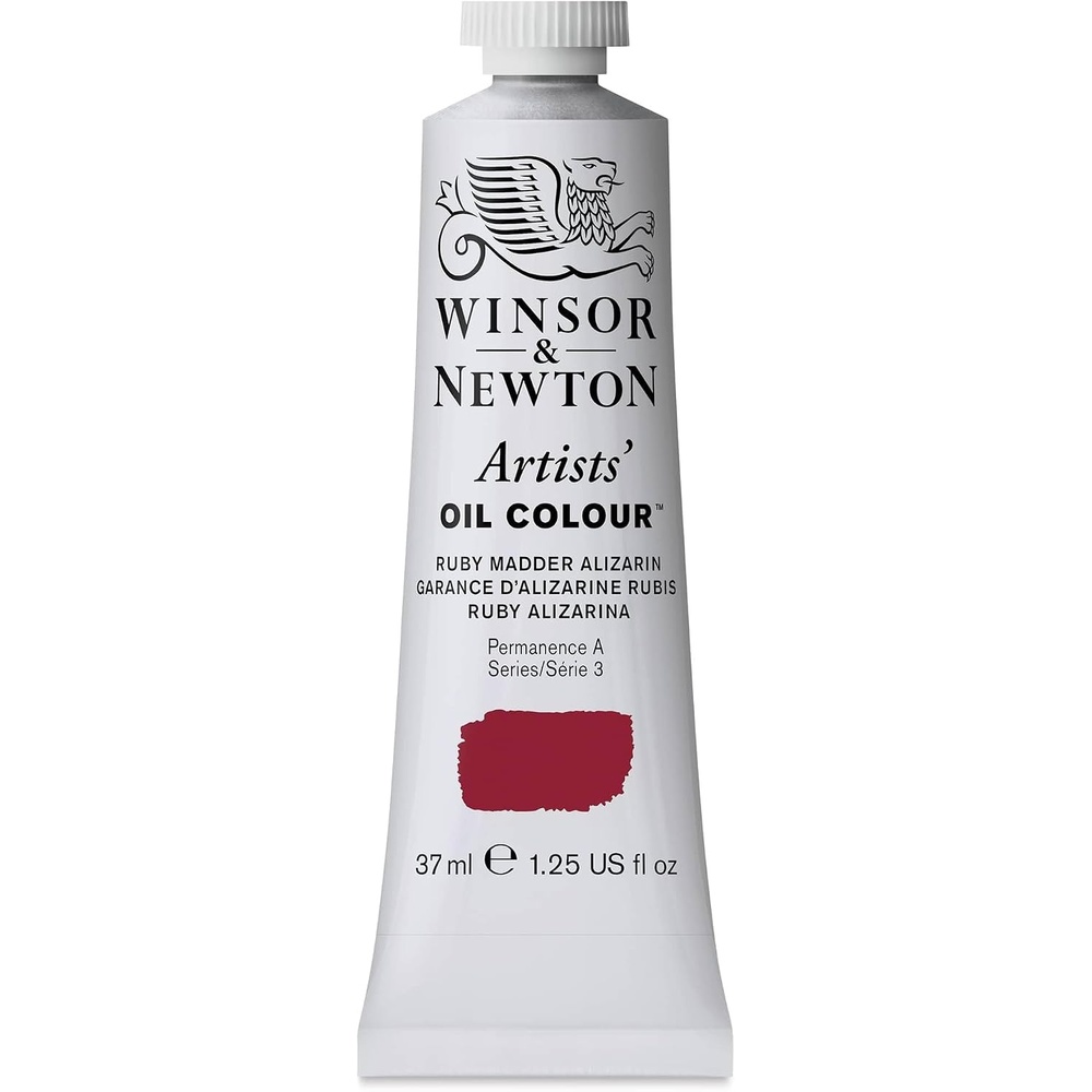 image:imageWinsor amp Newton Artists Oil Paint 37ml Tube Burnt SiennaRuby Madder Alizarin