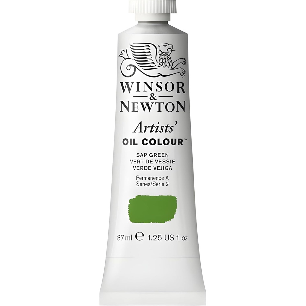 image:imageWinsor amp Newton Artists Oil Paint 37ml Tube Burnt SiennaSap Green