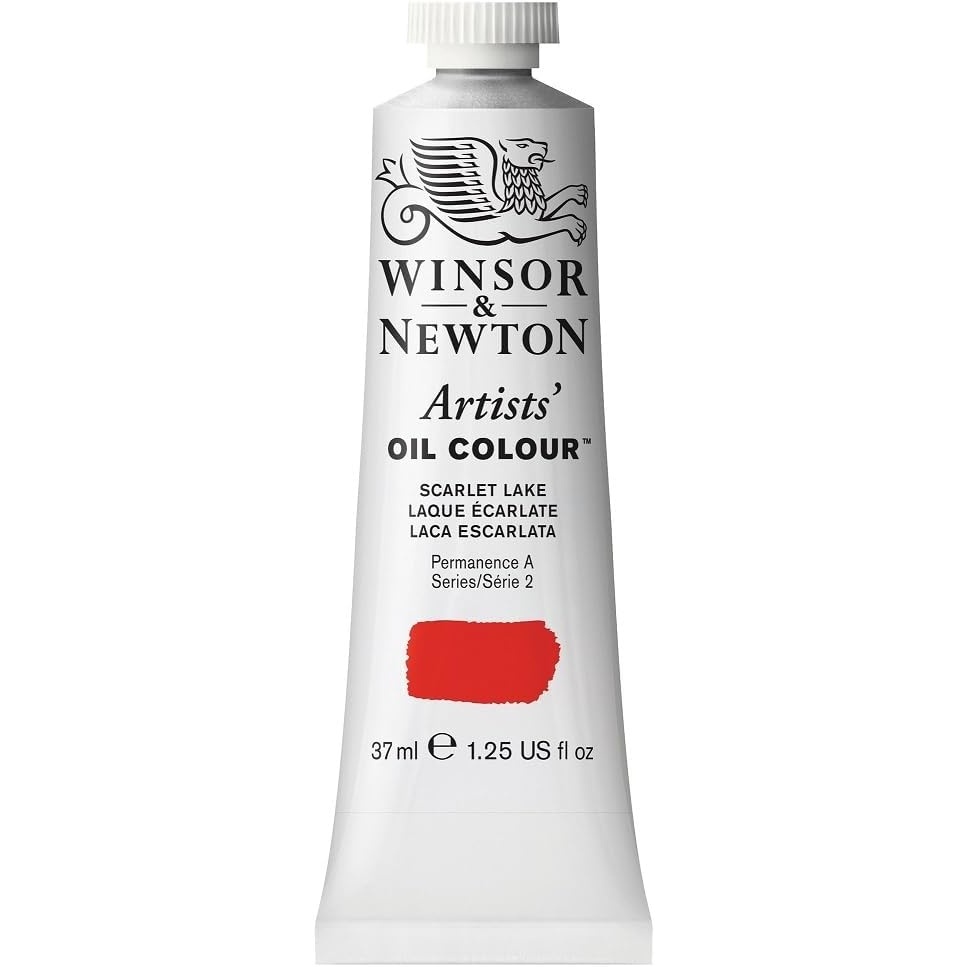 image:imageWinsor amp Newton Artists Oil Paint 37ml Tube Burnt SiennaScarlet Lake