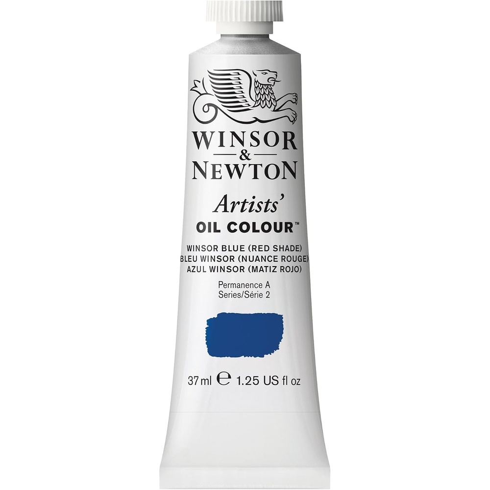 image:imageWinsor amp Newton Artists Oil Paint 37ml Tube Burnt SiennaWinsor Blue Red Shade