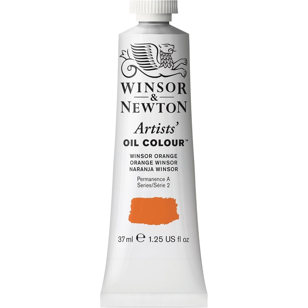image:imageWinsor amp Newton Artists Oil Paint 37ml Tube Burnt SiennaWinsor Orange