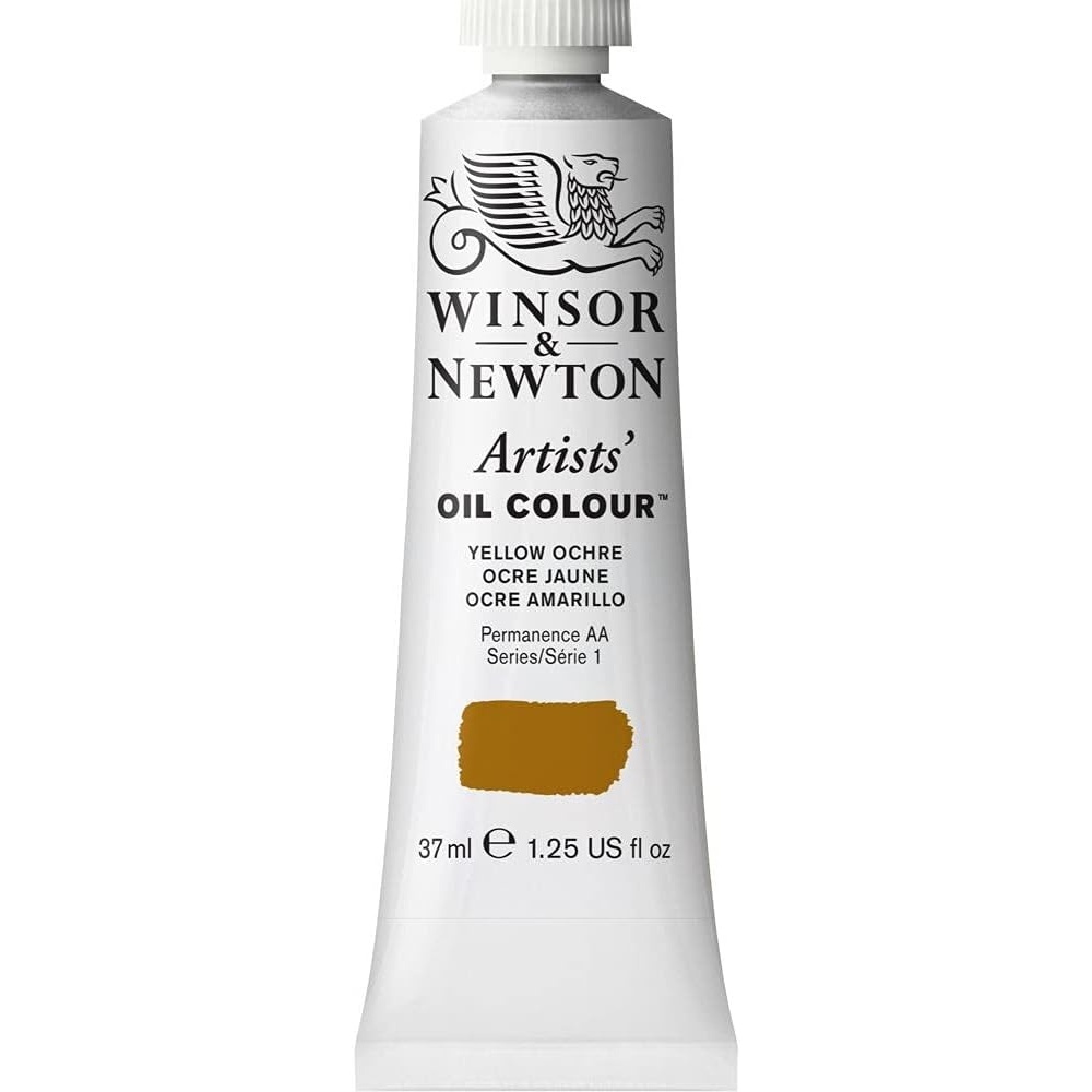 image:imageWinsor amp Newton Artists Oil Paint 37ml Tube Burnt SiennaYellow Ochre