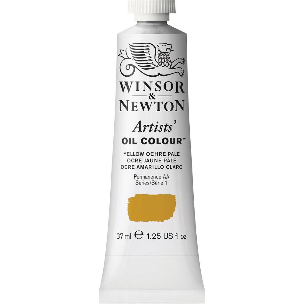 image:imageWinsor amp Newton Artists Oil Paint 37ml Tube Burnt SiennaYellow Ochre Pale