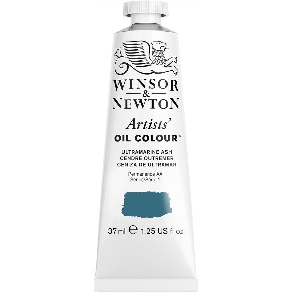 image:imageWinsor amp Newton Artists Oil Paint 37ml Tube Mineral GrayUltramarine Ash