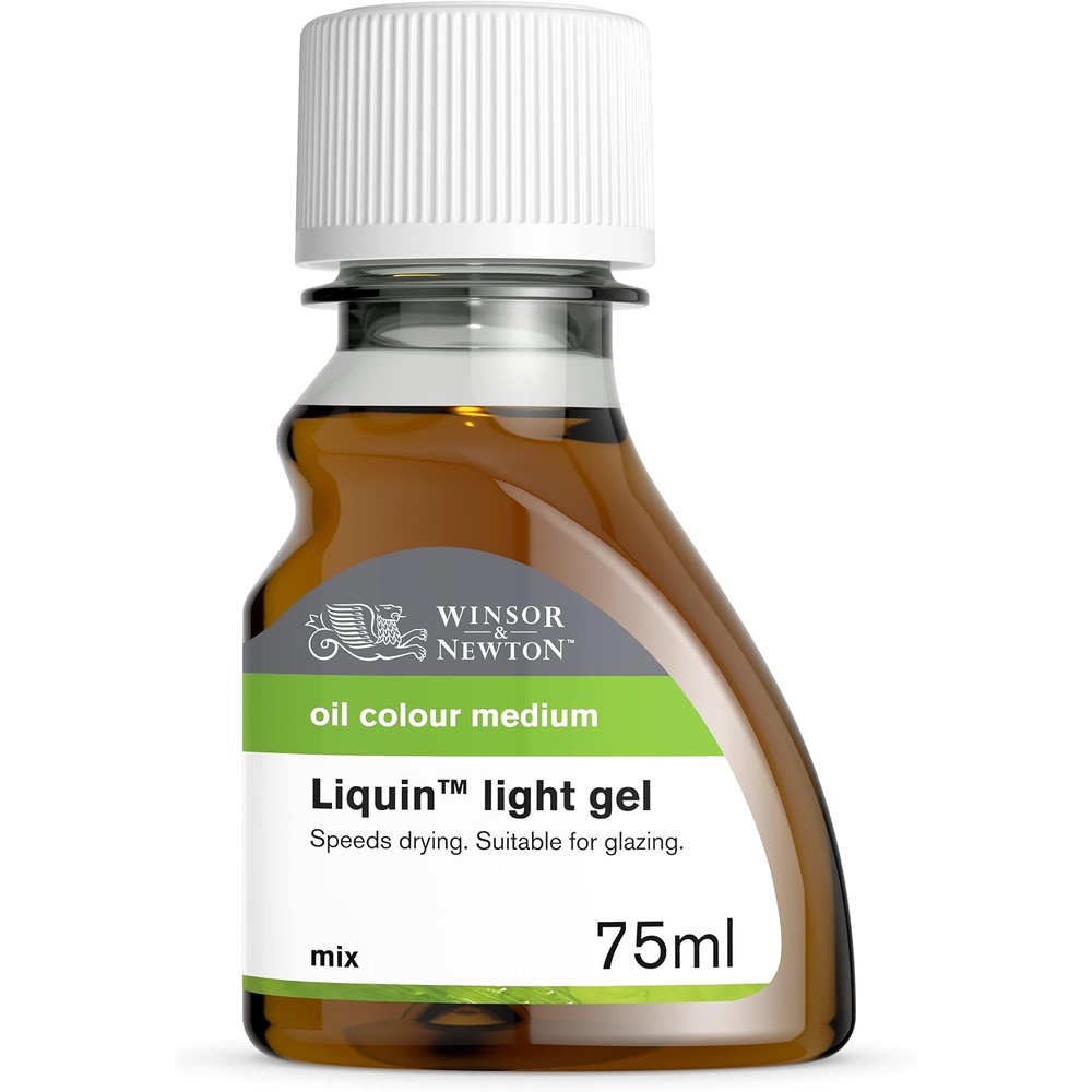 image:imageWinsor amp Newton Cold Pressed Linseed Oil 250ml 84oz BottleLiquin Light Gel