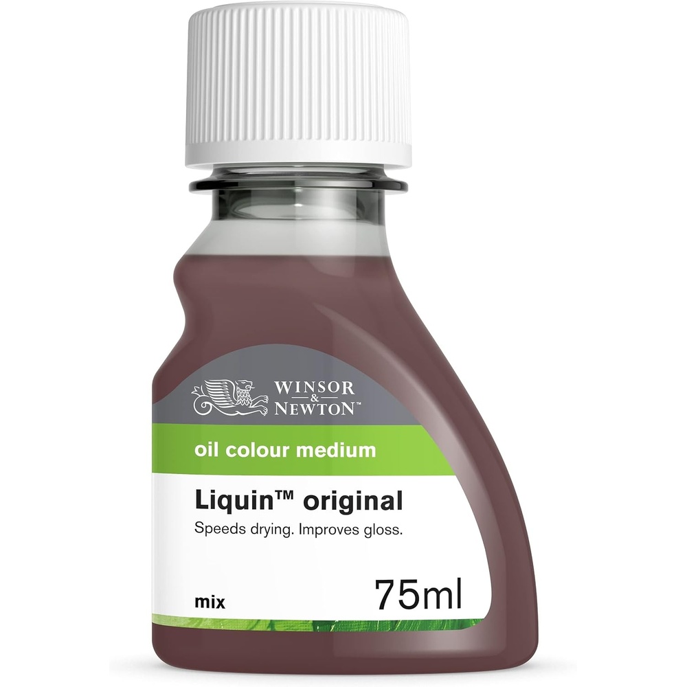 image:imageWinsor amp Newton Cold Pressed Linseed Oil 250ml 84oz BottleLiquin Original