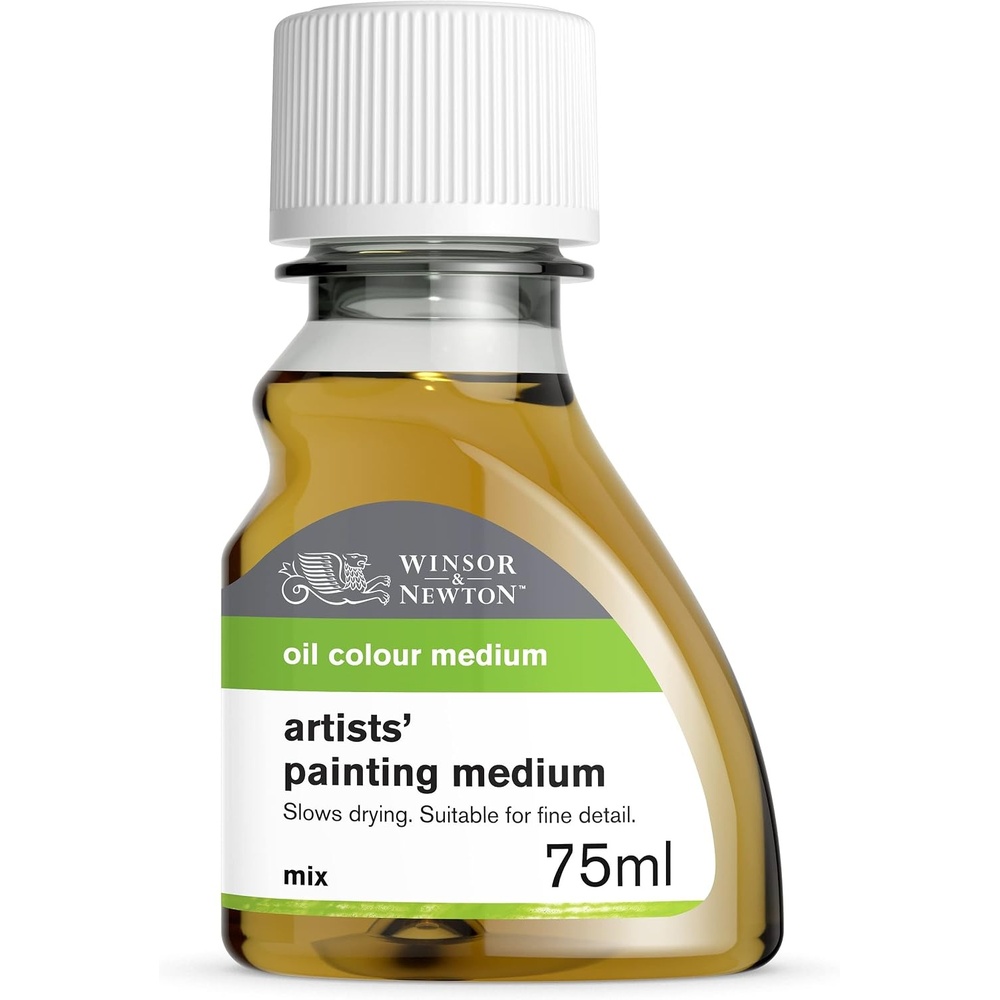 image:imageWinsor amp Newton Cold Pressed Linseed Oil 250ml 84oz BottlePainting Medium