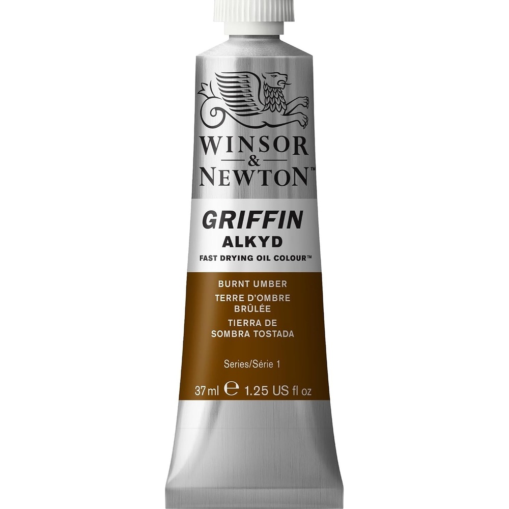 image:imageWinsor amp Newton Griffin Alkyd Fast Drying Oil Paint Perm Alizarin CrimsonBurnt Umber