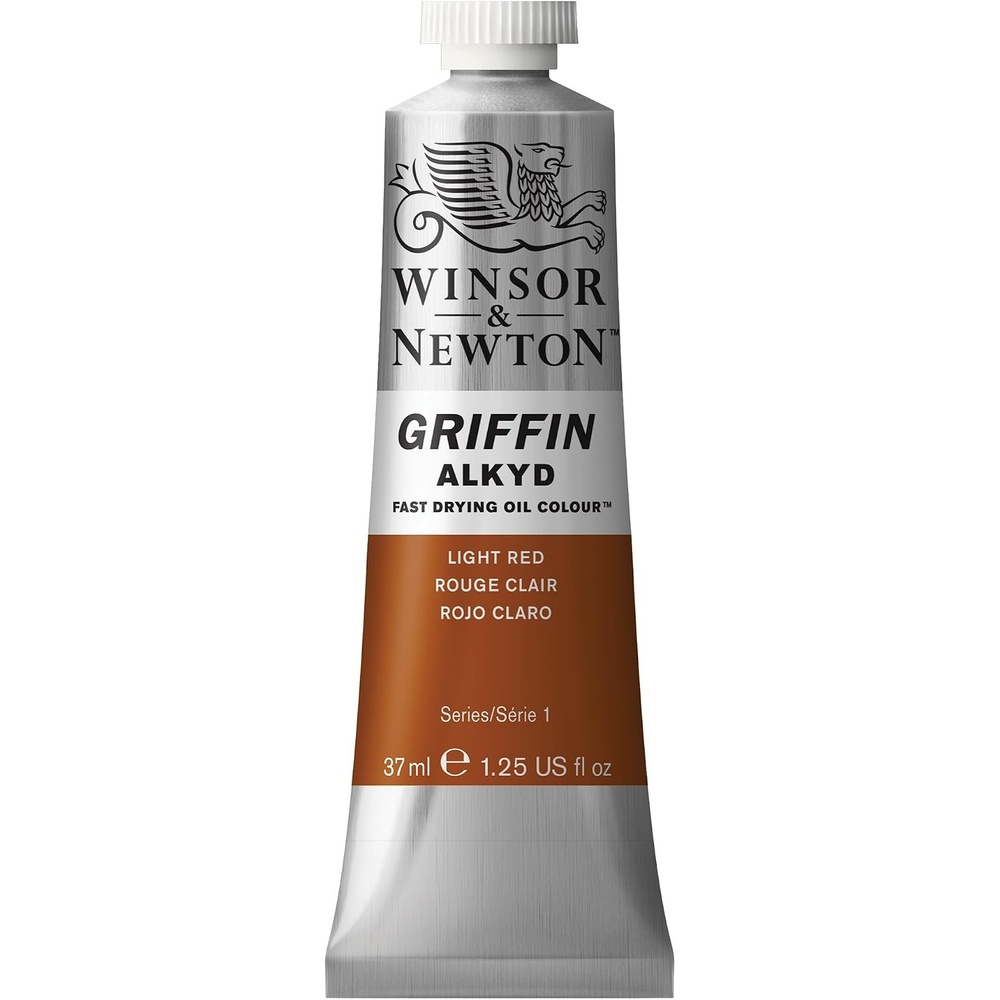 image:imageWinsor amp Newton Griffin Alkyd Fast Drying Oil Paint Perm Alizarin CrimsonLight Red