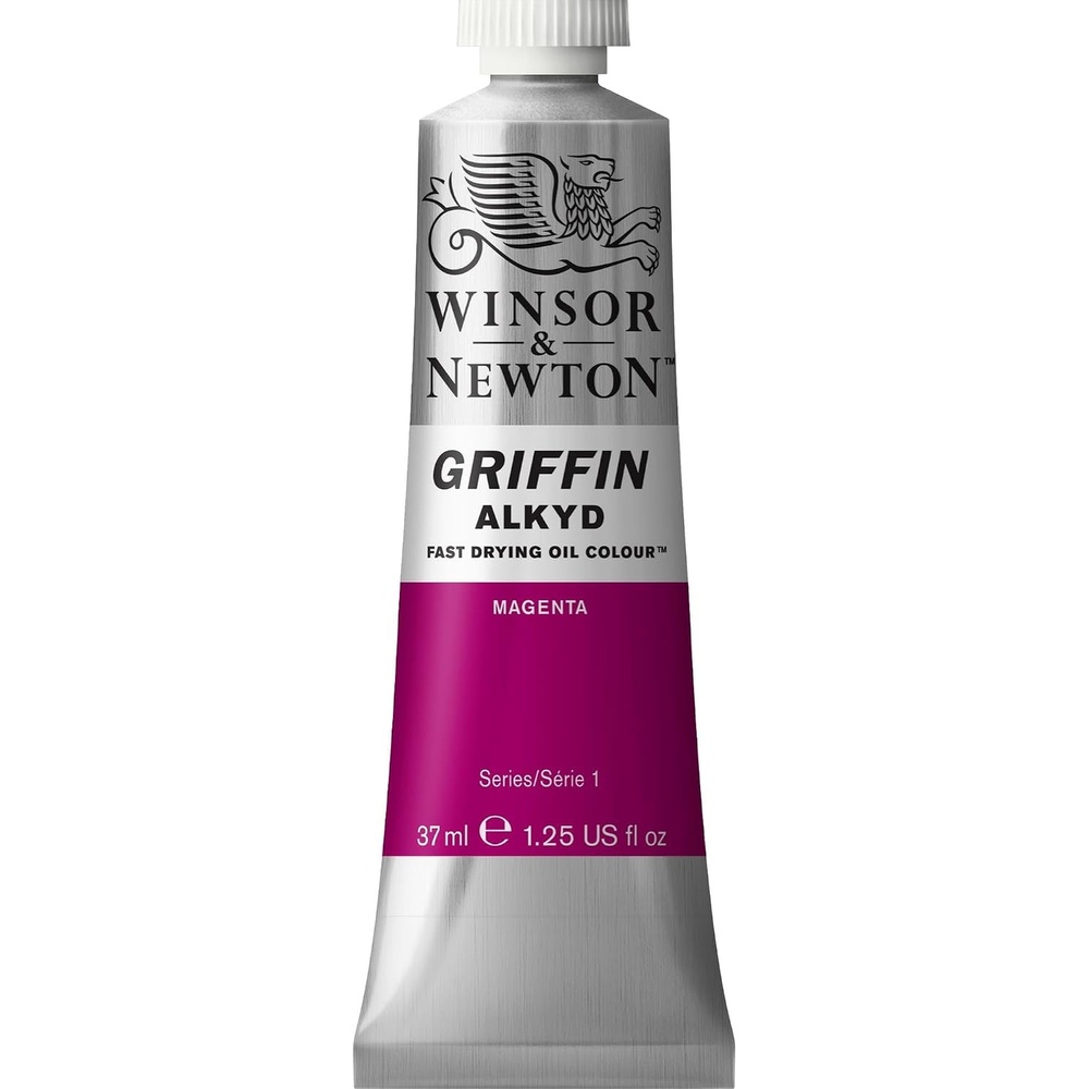 image:imageWinsor amp Newton Griffin Alkyd Fast Drying Oil Paint Perm Alizarin CrimsonMagenta