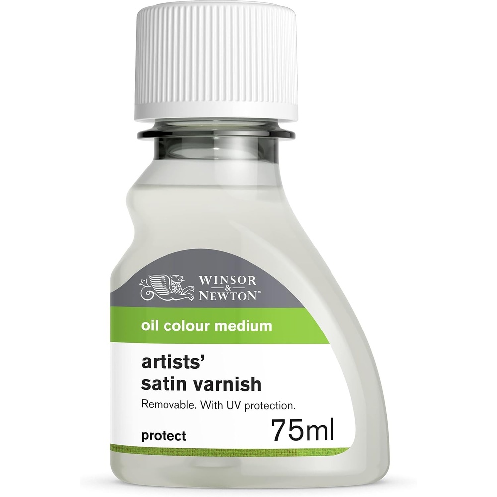 image:imageWinsor amp Newton Professional Artists Gloss Varnish 250ml BottleSatin Varnish