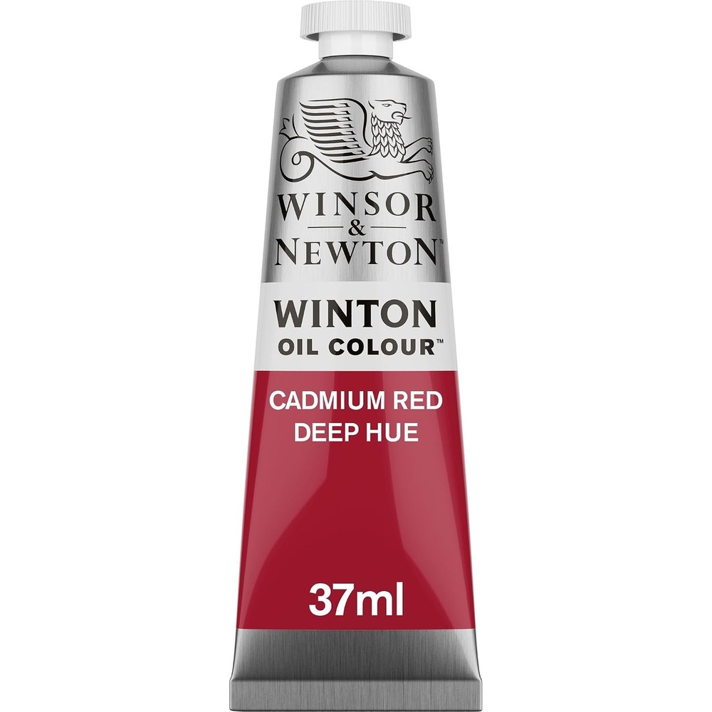 image:imageWinsor amp Newton Winton Oil Color 200ml Tube Titanium WhiteCadmium Red Deep Hue