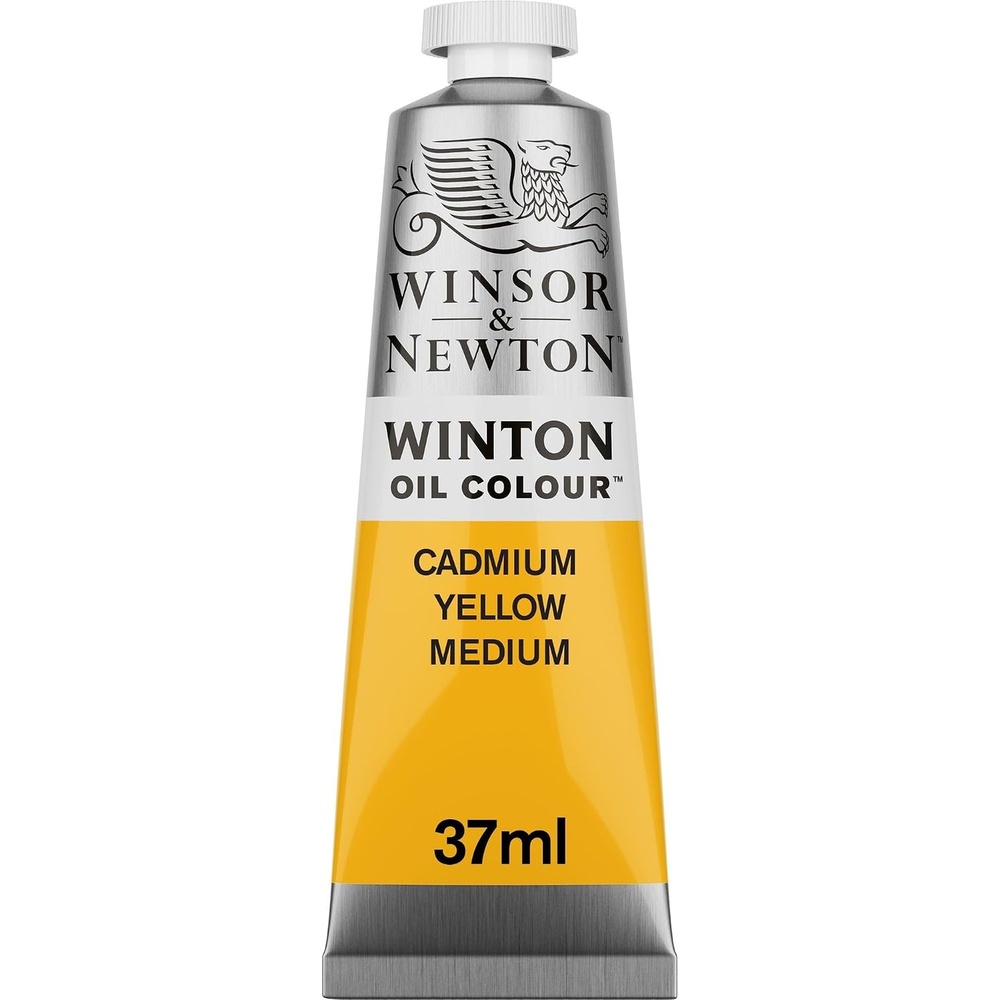image:imageWinsor amp Newton Winton Oil Color 200ml Tube Titanium WhiteCadmium Yellow Medium
