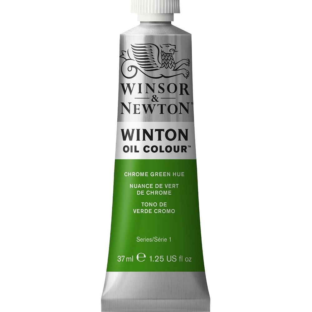 image:imageWinsor amp Newton Winton Oil Color 200ml Tube Titanium WhiteChrom Grn Farbton
