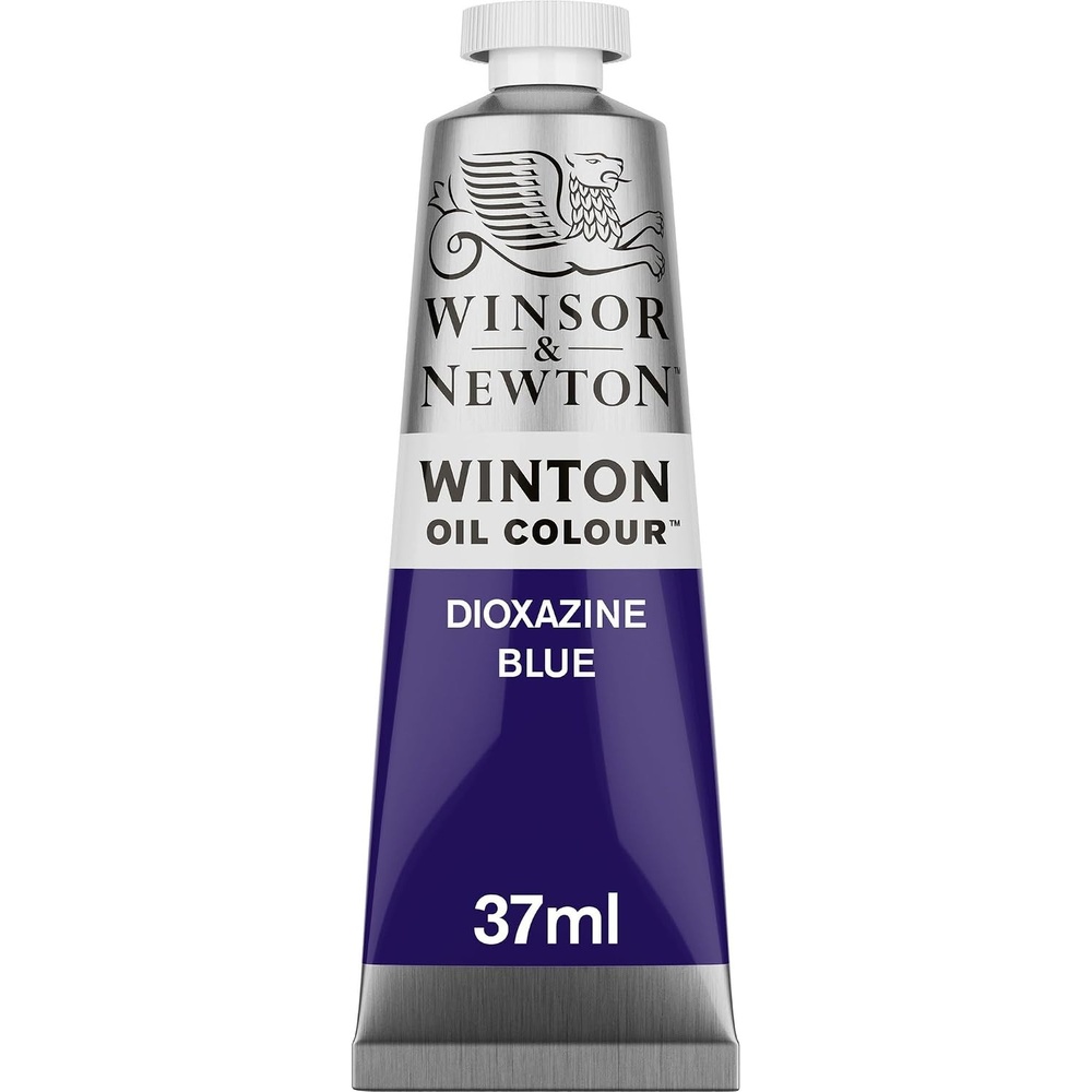 image:imageWinsor amp Newton Winton Oil Color 200ml Tube Titanium WhiteDioxazine Blue