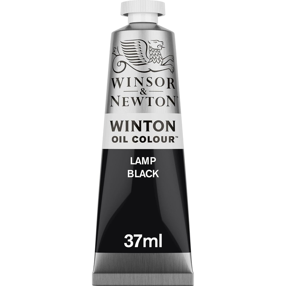image:imageWinsor amp Newton Winton Oil Color 200ml Tube Titanium WhiteLamp Black