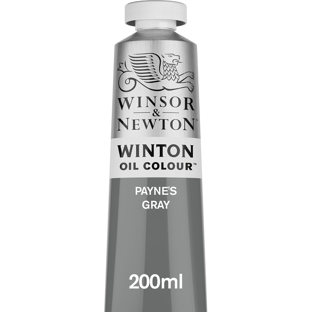 image:imageWinsor amp Newton Winton Oil Color 200ml Tube Titanium WhitePaynes Gray