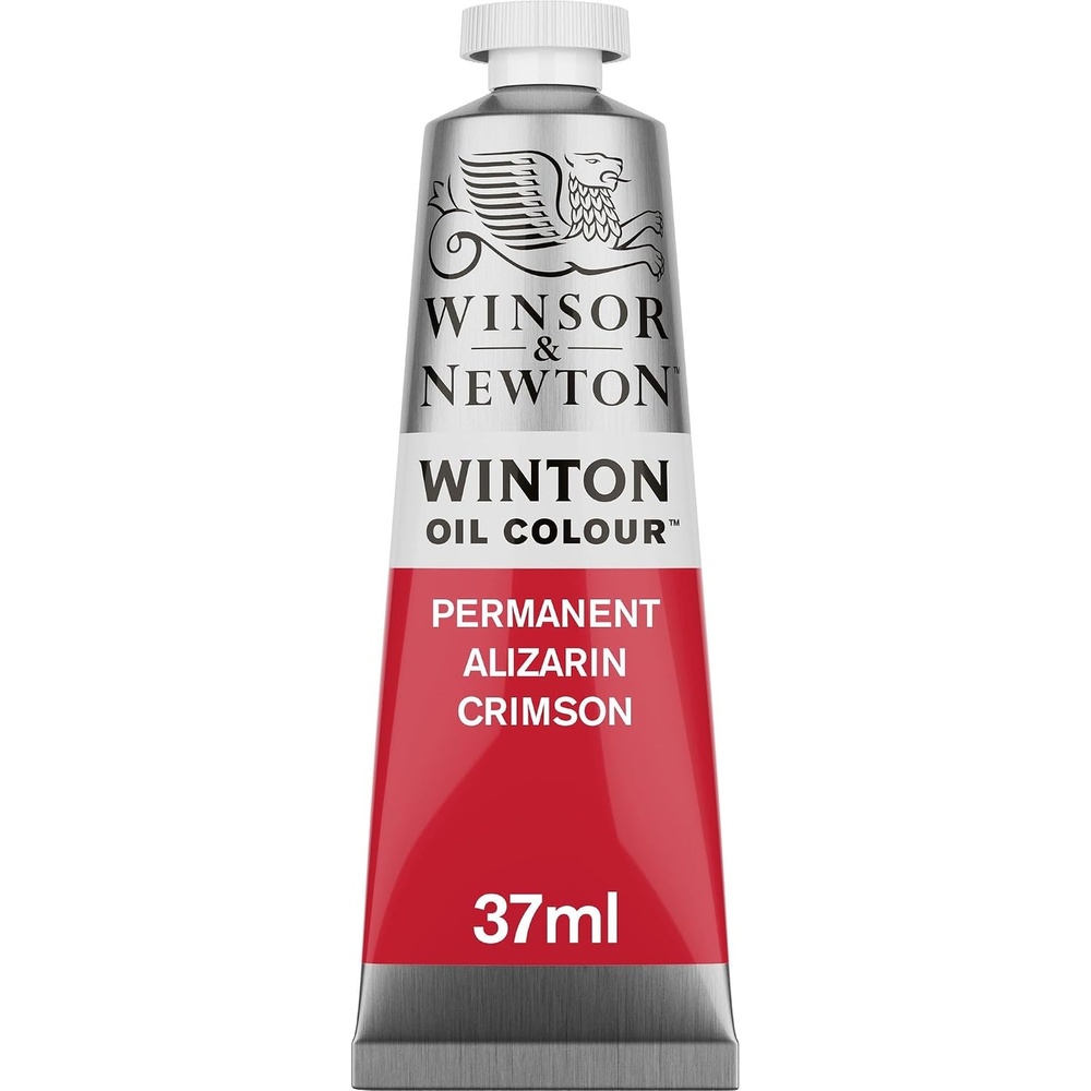 image:imageWinsor amp Newton Winton Oil Color 200ml Tube Titanium WhitePermanent Alizarin Crimson
