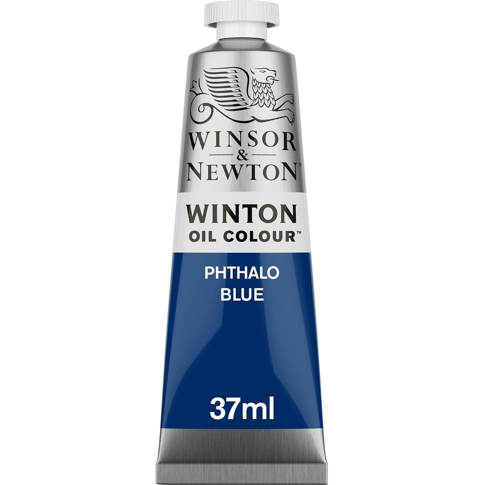 image:imageWinsor amp Newton Winton Oil Color 200ml Tube Titanium WhitePhthalo Blue