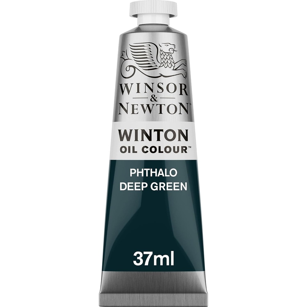 image:imageWinsor amp Newton Winton Oil Color 200ml Tube Titanium WhitePhthalo Deep Green