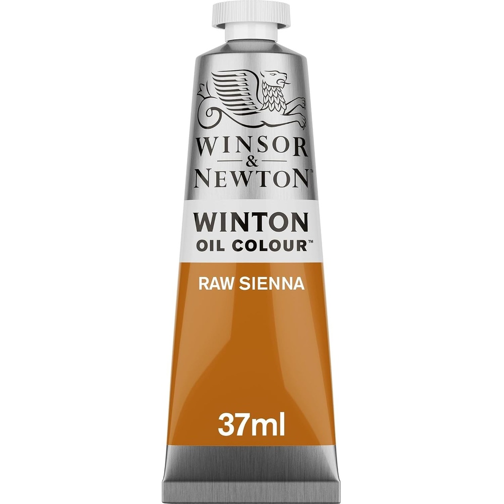 image:imageWinsor amp Newton Winton Oil Color 200ml Tube Titanium WhiteRaw Sienna