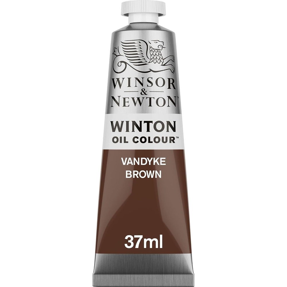 image:imageWinsor amp Newton Winton Oil Color 200ml Tube Titanium WhiteVandyke Brown