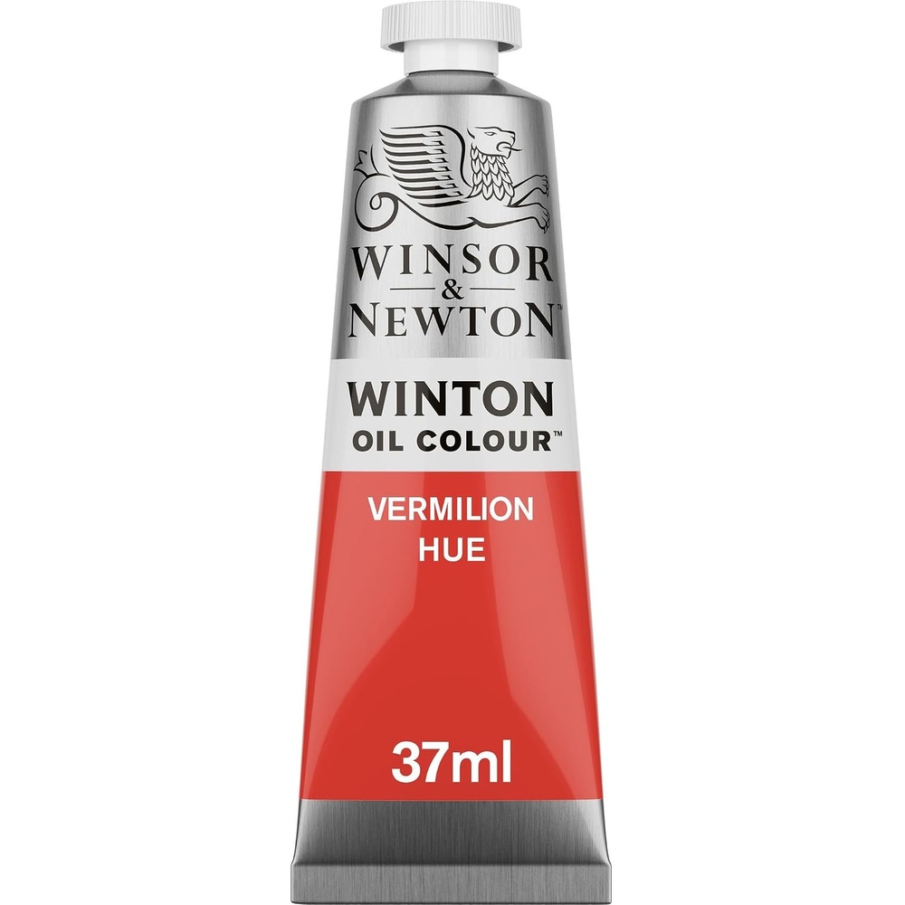 image:imageWinsor amp Newton Winton Oil Color 200ml Tube Titanium WhiteVermilion Hue