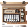 Winsor & Newton Artists’ Oil Paint, 37ml Tube, Burnt Sienna(Wooden Briefcase)
