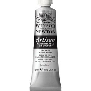 Winsor & Newton Artisan Water Mixable Oil Colour, 1.25-oz (37ml), Magenta(Zinc White (Mixing White))