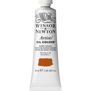 Winsor & Newton Artists’ Oil Paint, 37ml Tube, Burnt Sienna(Burnt Sienna)