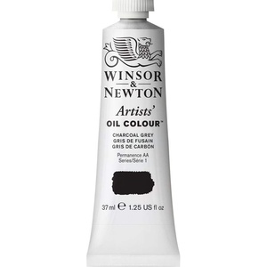 Winsor & Newton Artists’ Oil Paint, 37ml Tube, Burnt Sienna(Charcoal Grey)