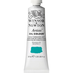 Winsor & Newton Artists’ Oil Paint, 37ml Tube, Burnt Sienna(Cobalt Turquoise Light)