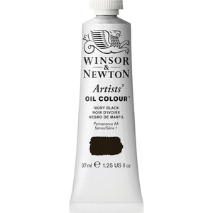 Winsor & Newton Artists’ Oil Paint, 37ml Tube, Burnt Sienna(Ivory Black)