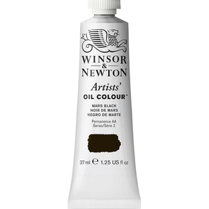 Winsor & Newton Artists’ Oil Paint, 37ml Tube, Burnt Sienna(Mars Black)