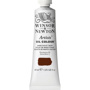 Winsor & Newton Artists’ Oil Paint, 37ml Tube, Burnt Sienna(Mars Violet Deep)