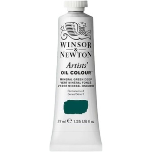 Winsor & Newton Artists’ Oil Paint, 37ml Tube, Burnt Sienna(Mineral Green Deep)