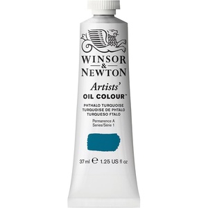 Winsor & Newton Artists’ Oil Paint, 37ml Tube, Burnt Sienna(Phthalo Turquoise)