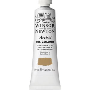 Winsor & Newton Artists’ Oil Paint, 37ml Tube, Burnt Sienna(Renaissance Gold)
