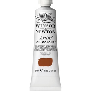 Winsor & Newton Artists’ Oil Paint, 37ml Tube, Burnt Sienna(Transparent Brown Oxide)