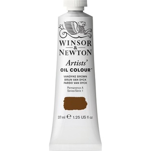 Winsor & Newton Artists’ Oil Paint, 37ml Tube, Burnt Sienna(Vandyke Brown)