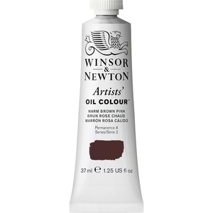 Winsor & Newton Artists’ Oil Paint, 37ml Tube, Burnt Sienna(Warm Brown Pink)