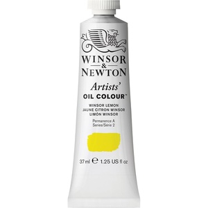 Winsor & Newton Artists’ Oil Paint, 37ml Tube, Burnt Sienna(Winsor Lemon)