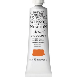 Winsor & Newton Artists’ Oil Paint, 37ml Tube, Burnt Sienna(Winsor Orange)