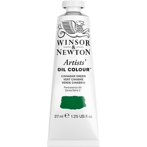 Winsor & Newton Artists’ Oil Paint, 37ml Tube, Mineral Gray(Cinnabar Green)